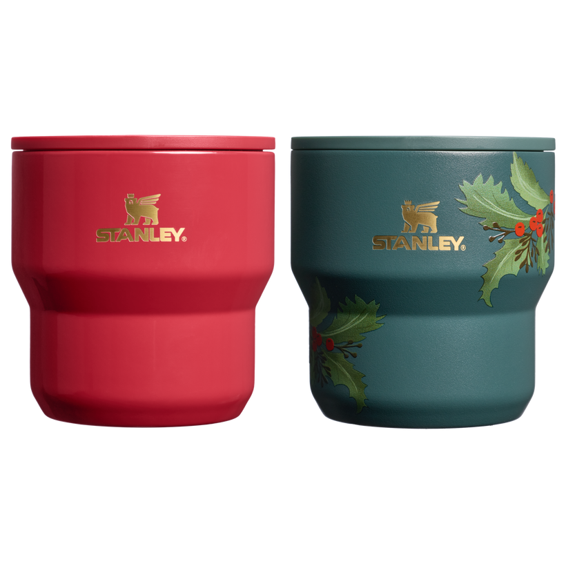 The Cheers & Cheer Stay-Hot Stacking Cup 2-Piece Set - Cozy Gift